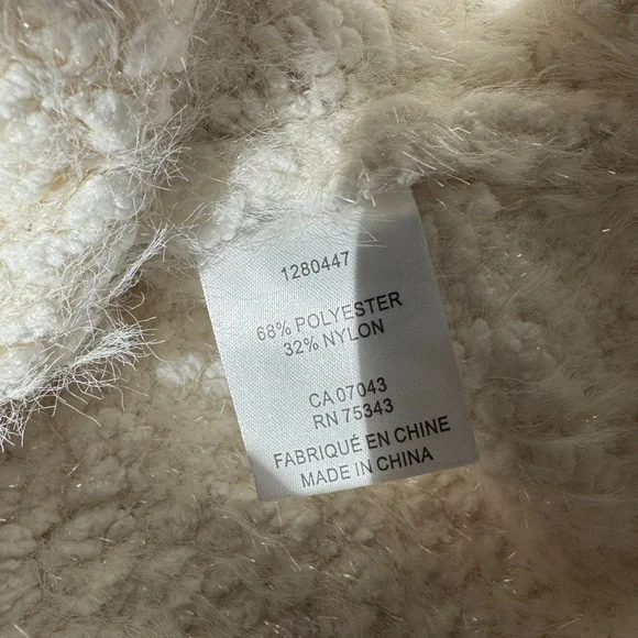 Joie Women's Cream metallic Sweater - Picture 10 of 10